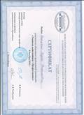 Сертификат участнику областной предметной олимпиады "Учитель математики  -Профессионал"